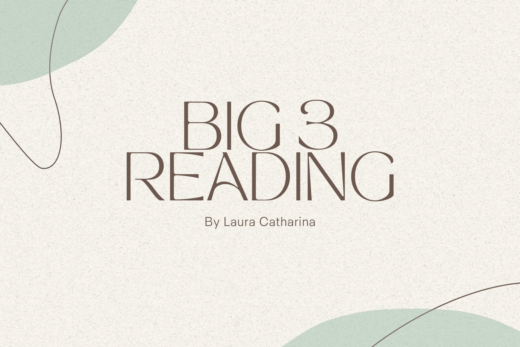 Big Three reading cover