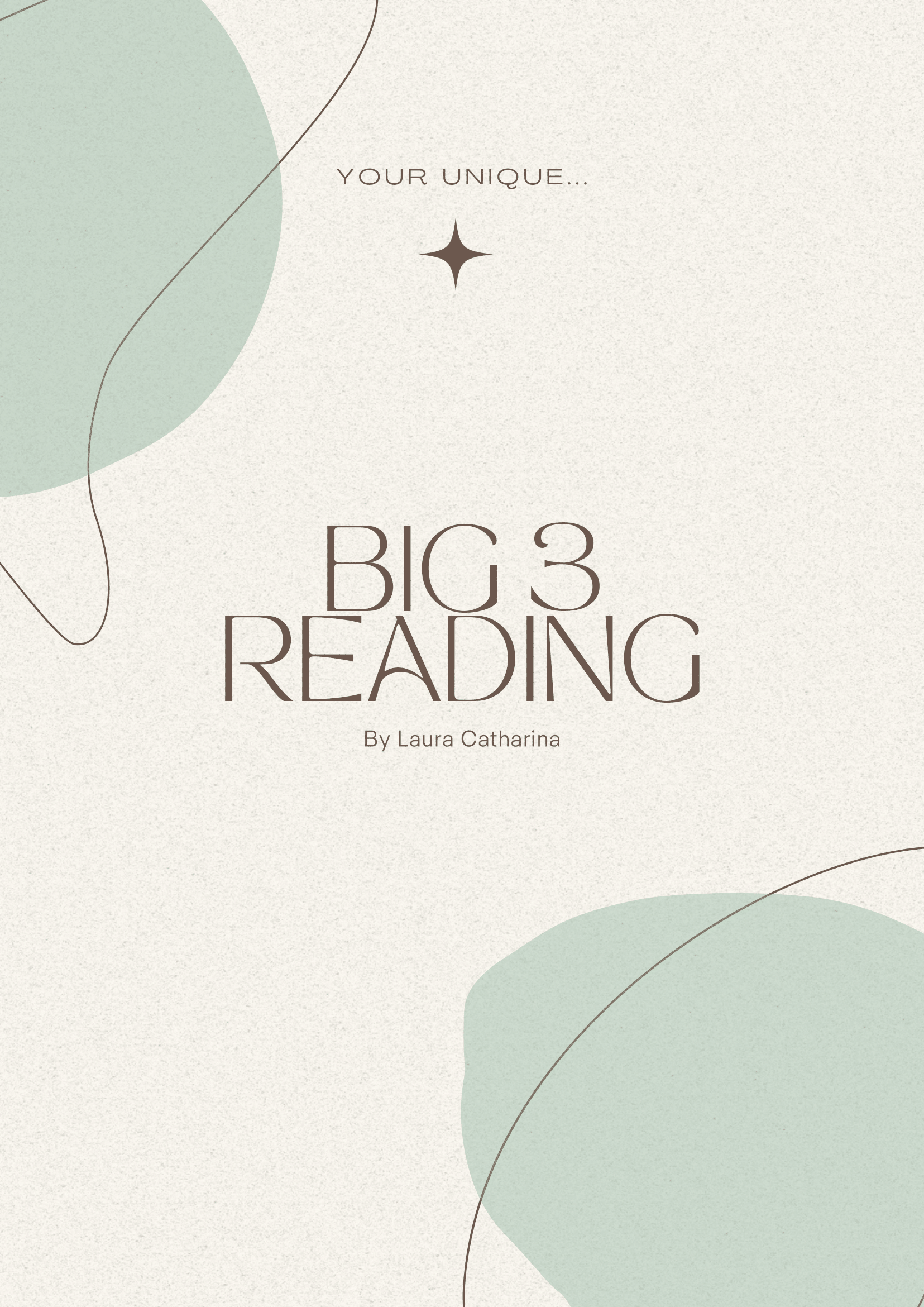 Front Page of your unique Big Three Reading